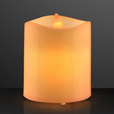 LED Mini Pillar Candles, Tall Tealights 1.75" - BLANK