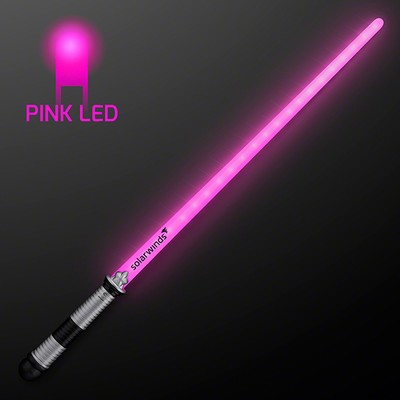 22 LED Pink Saber Space Sword - PRINTED